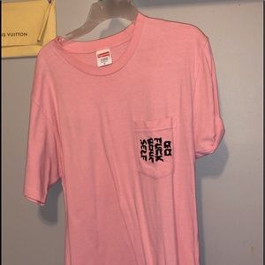 Supreme shirt (it says go Fuck yourself)